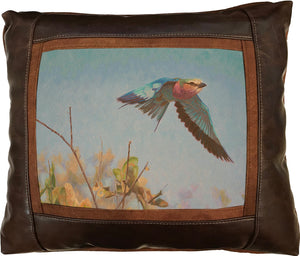 Banovich Wild Accents-Colors of Africa-Leather Pillow