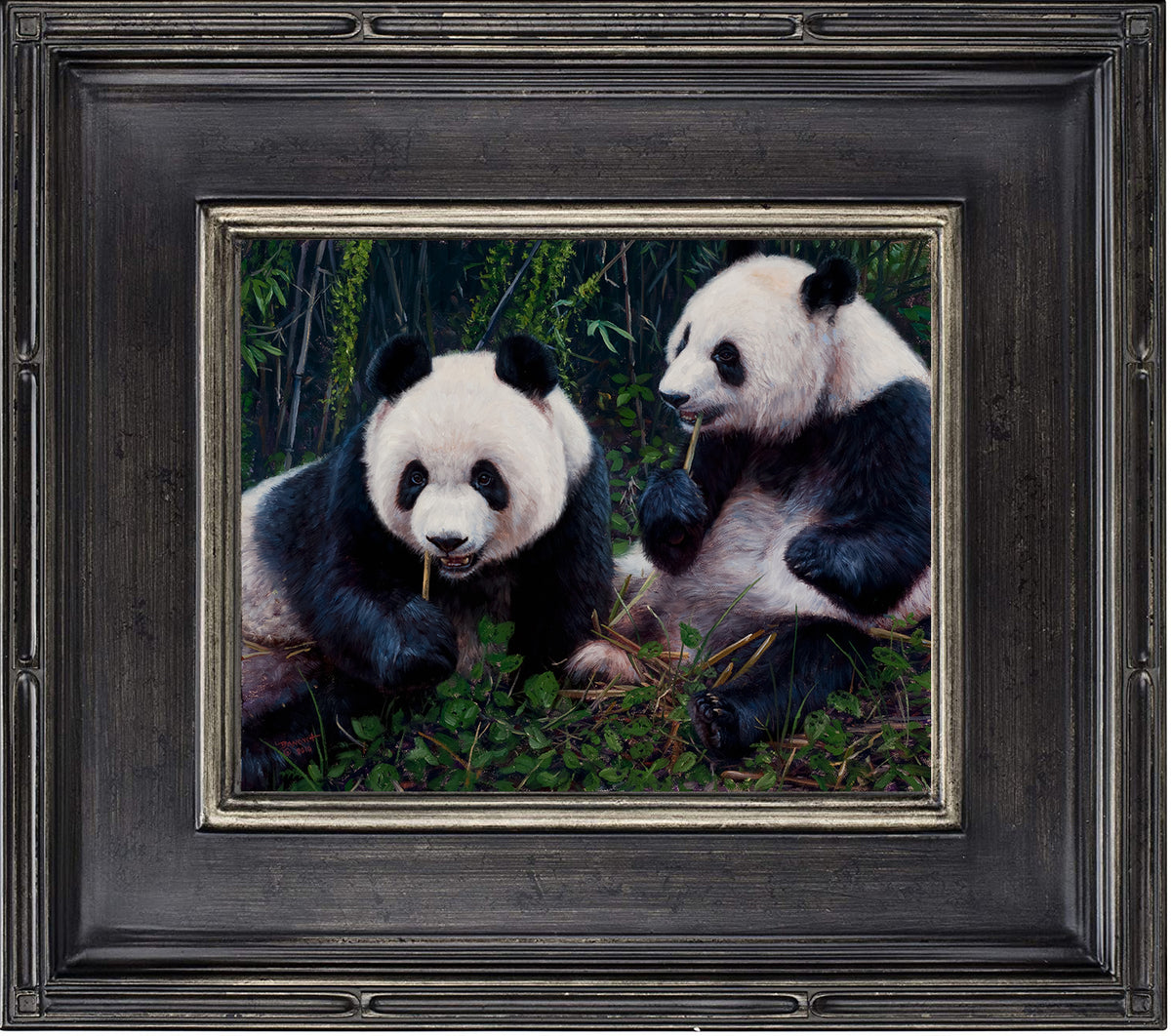 JohnBanovich_PandaPair_Framed-