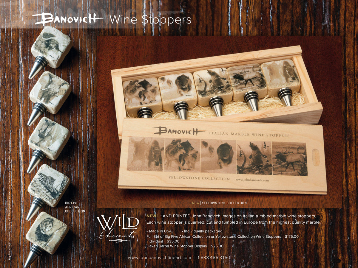 Banovich Wild AccentsBig Five African CollectionWine Stoppers