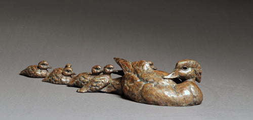 Stefan Savides - Ducks in a Row - Limited Edition Sculpture