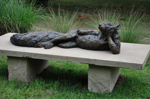 Mick Doellinger-Reclining Nude-Limited Edition Sculpture