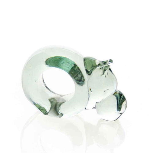 Ngenwenya-Glass Hippo Napkin Ring