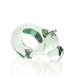 Ngenwenya-Glass Hippo Napkin Ring