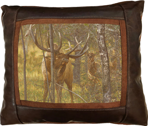 Banovich Wild Accents-Royal Performance-Leather Pillow