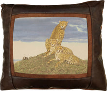 Banovich Wild Accents-Storm Watchers-Leather Pillow