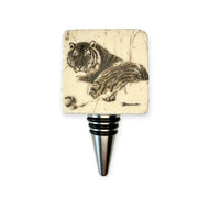 Banovich Wild Accents-Striped in the Snow-Tiger-Wine Stopper
