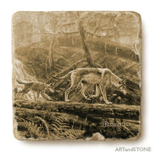 Banovich Wild Accents-Wolves Collection - Coasters