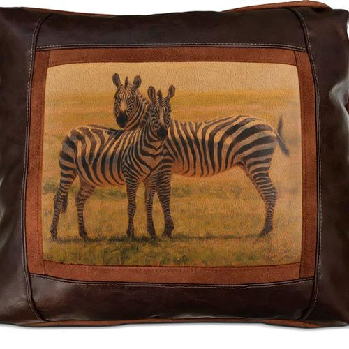 Banovich Wild Accents-Her First Daughter-Leather Pillow