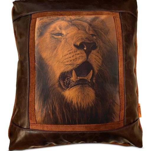 Banovich Wild Accents-King-Leather Pillow