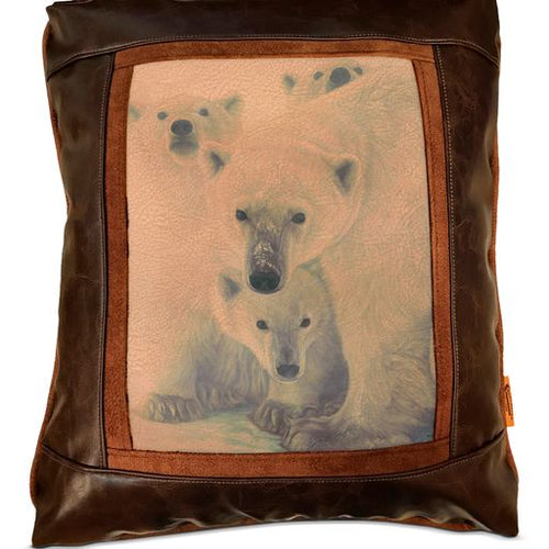 Banovich Wild Accents-Someone to Watch Over Us-Leather Pillow