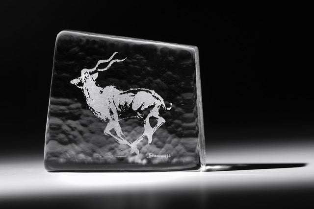 Banovich Wild Accents-Paperweight-Poetry In Motion (Kudu)
