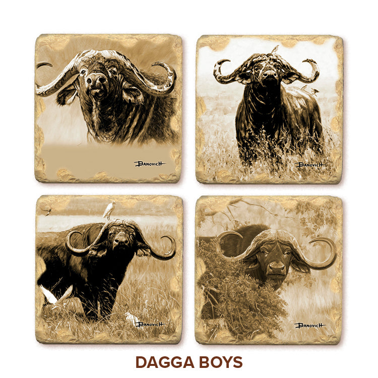 Banovich Wild Accents-Dagga Boys Coasters
