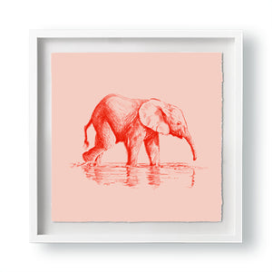 John Banovich - WILD CHILD-Elephant (Paper Gallery Edition)