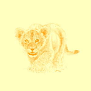 John Banovich - WILD CHILD-Lion (Canvas Gallery Edition)