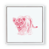 John Banovich - WILD CHILD-Lion (Canvas Gallery Edition)