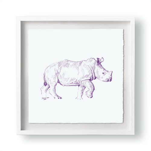 John Banovich - WILD CHILD-Rhino (Paper Zawadi Edition)