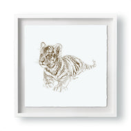 John Banovich - WILD CHILD-Tiger (Paper Gallery Edition)