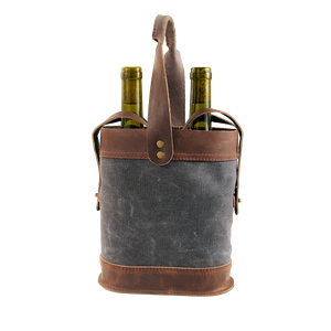 Banovich Wine Tote-Cape Buffalo