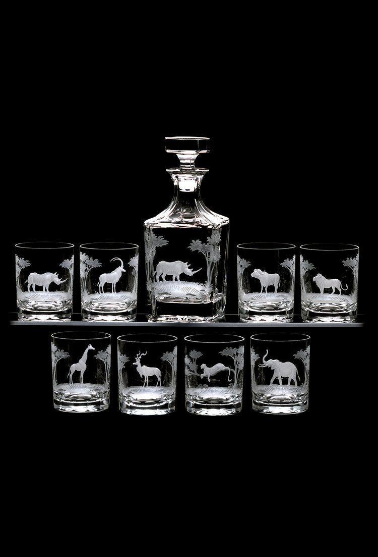 China Hot Selling Custom 850 Ml Globe Whiskey Decanter With 2 Glasses Whiskey Glass Globe Decanter Set Factory And Suppliers | Qiaoqi