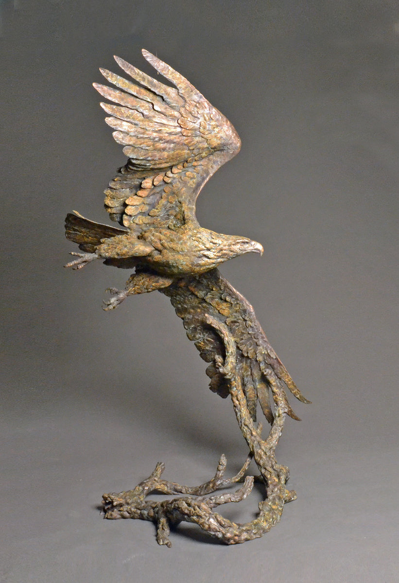 Stefan Savides - Top Gun (Eagle) - Limited Edition Sculpture – Banovich Art