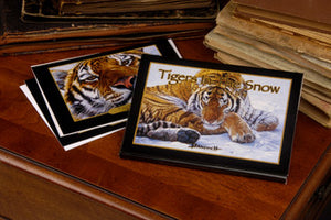 Tigers in the Snow - Banovich Art Notecards